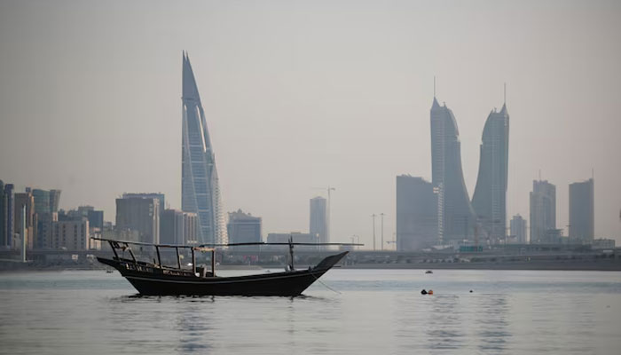 A general downtown view is seen with heat haze over the skyline during the afternoon hours in Manama, Bahrain, August 2, 2023.—Reuters