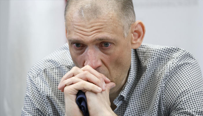 Freed Belarus opposition figure Sergei Tikhanovsky. —AFP/File