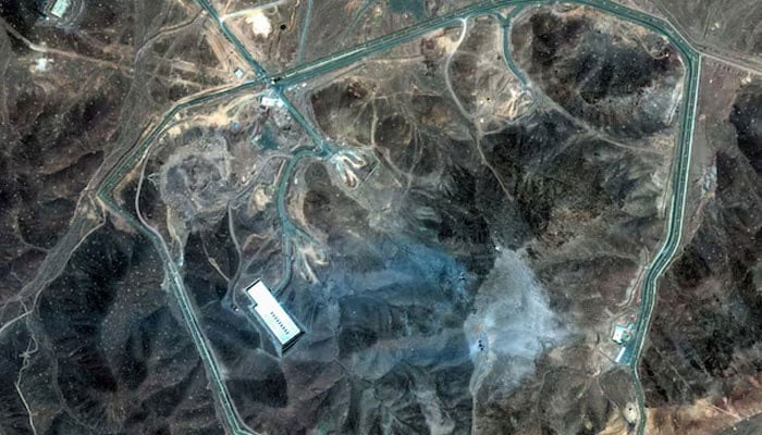 A satellite view shows an overview of Fordow underground complex, after the U.S. struck the underground nuclear facility, near Qom, Iran June 22, 2025.—Reuters