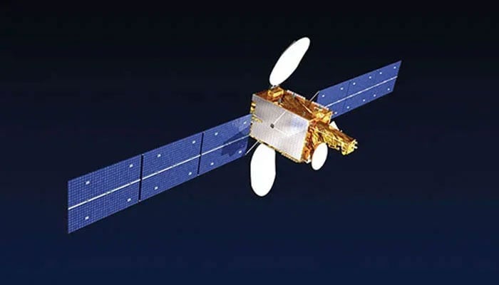 A representational image of the PAKSAT MM1. — SUPARCO website/File