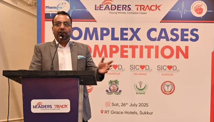 A speaker addresses an event related to cardiovascular disease. — Reporter