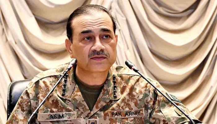 Undated image of Field Marshal Asim Munir. — Facebook@ISPROfficial