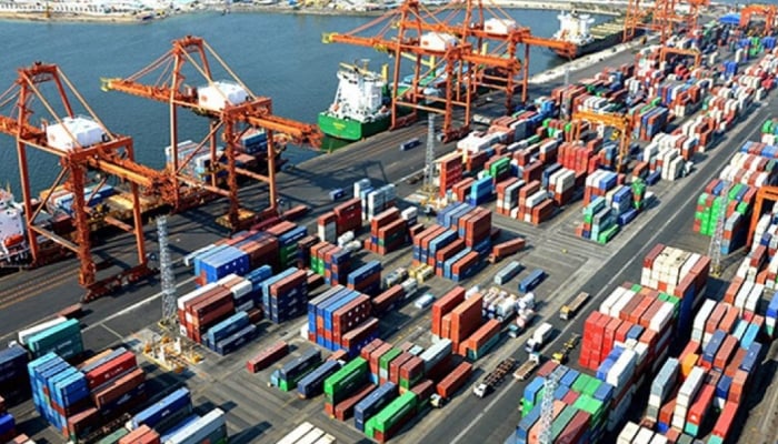 The representational image displays the Port Qasim in Karachi, Pakistan, a major hub for trade and shipping. — KICT website/File