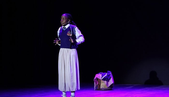 An image from the&nbsp;Kenyan theatre play &lsquo;Running for my life&rsquo; during the World Culture Festival 2025 at the&nbsp;Arts Council of Pakistan Karachi&nbsp;on November 19, 2025. &mdash; Facebook@ACPKHI