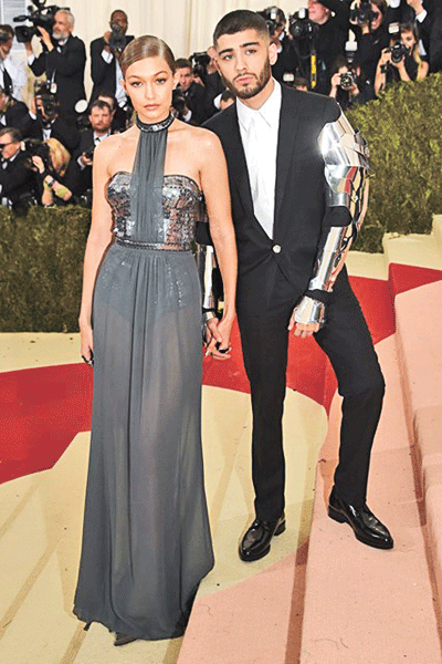 Couple goals! Zayn Malik and Gigi Hadid cause some serious damage to the retinas with their scorching hot look.