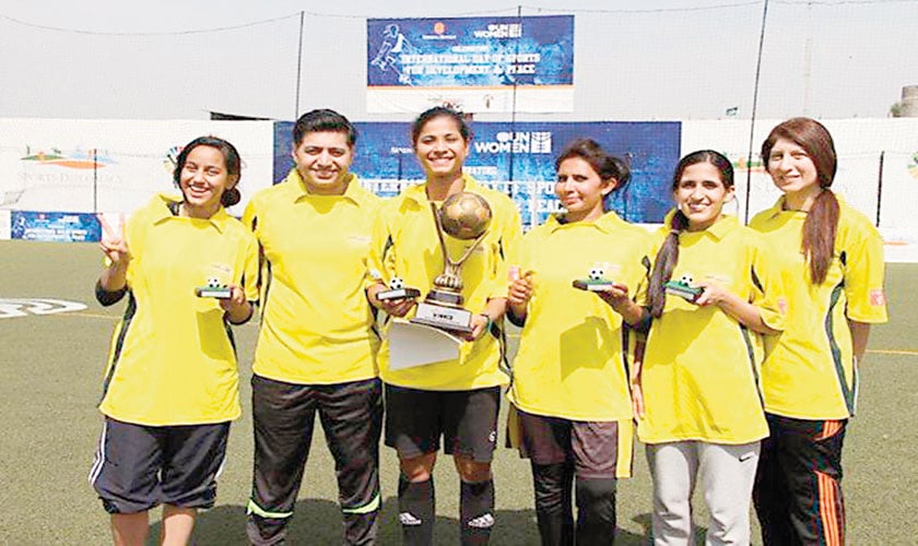 Jamshed M. Kazi with the National Football Team