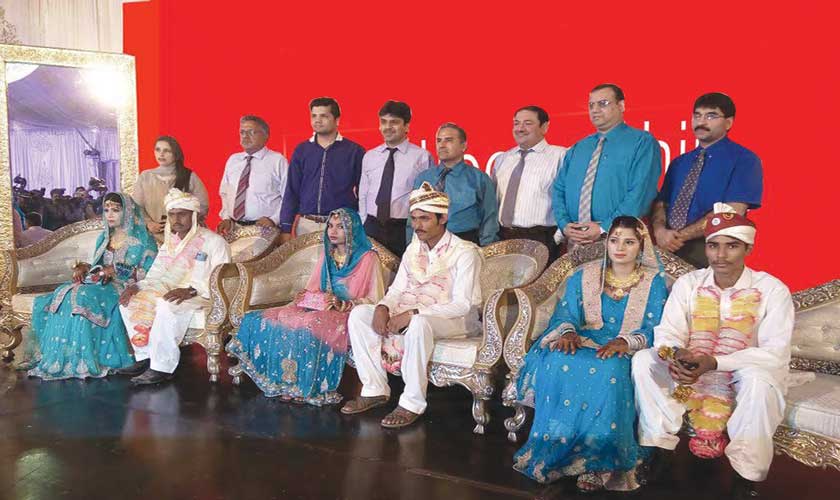 A good initiative to marry off girls whose parents cannot bear the wedding expenses...