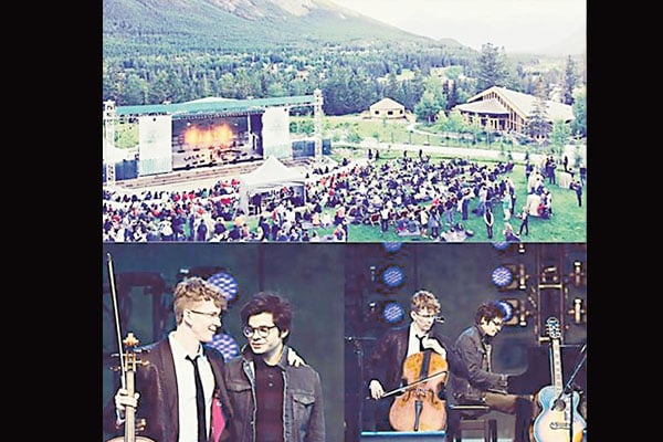 Usman Riaz joined master cellist Joshua Roman during a performance at Ted Summit 2016 in Banff, Canada and also showcased the work of the studio he has founded, Mano Animation Studio.