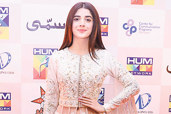 Mawra Hocane at the press meet of upcoming social drama, Sammi.