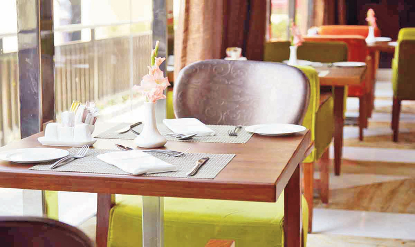 Shades of orange & green