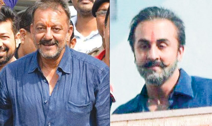 Ranbir Kapoor’s striking resemblance to Sanjay Dutt