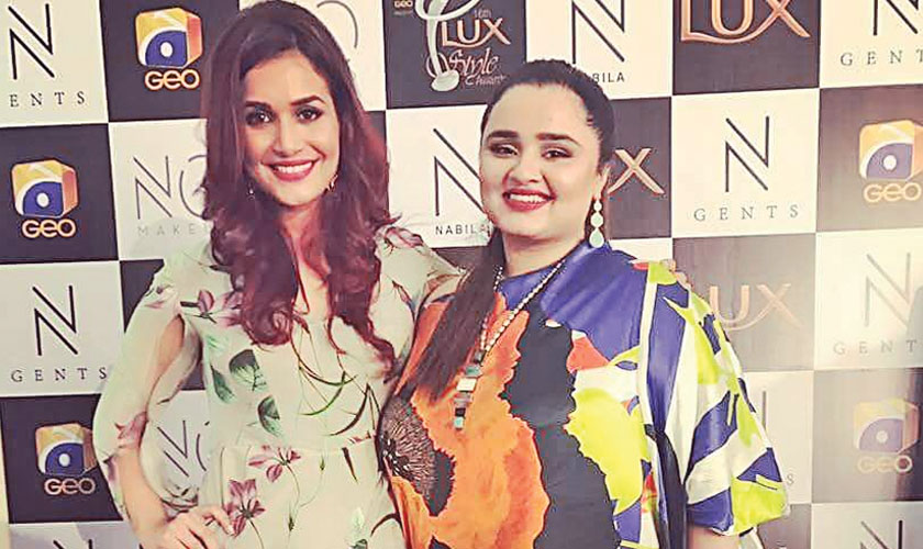 Bringing the funny: Mariam Saleem and Faiza Saleem created many laugh-out-loud moments at the Lux Style Awards 2017.