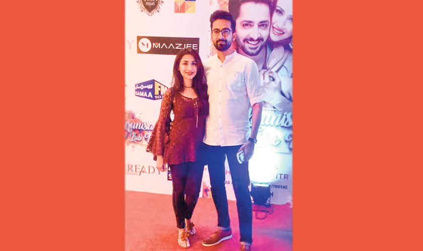 Ali Safina and wife Hira Tareen also attended the film’s premiere.