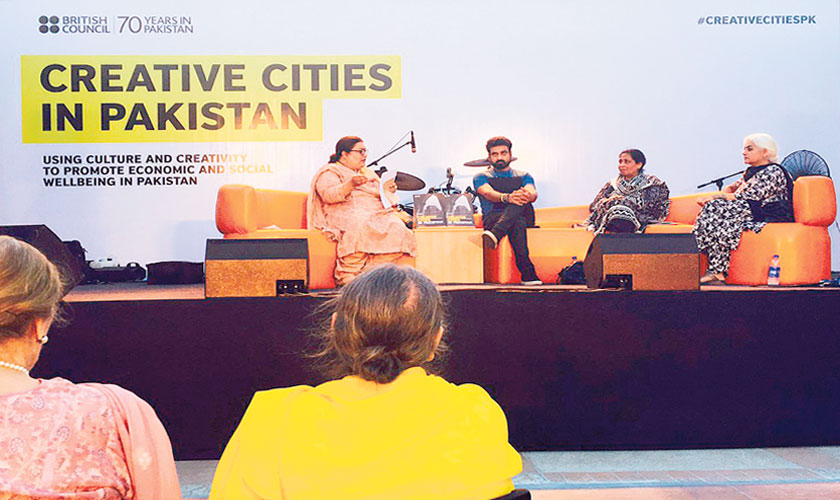 Saif Samejo, participated as a speaker during a panel discussion at the British Council Library in Karachi earlier this year on the occasion of the launch of the ‘Creative Cities in Pakistan’ report.