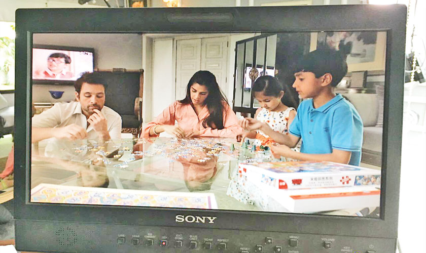 Sanam Saeed and Mikaal Zulfiqar in a still from the upcoming mini-series, Akhri Station in which Saeed plays the role of a woman battling with depression.