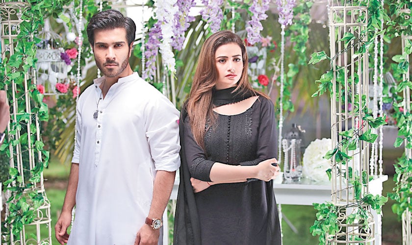 Feroze Khan and Sana Javed star as Hadi and Khaani.