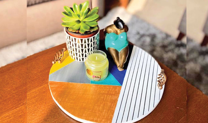 Breaking through her clutter