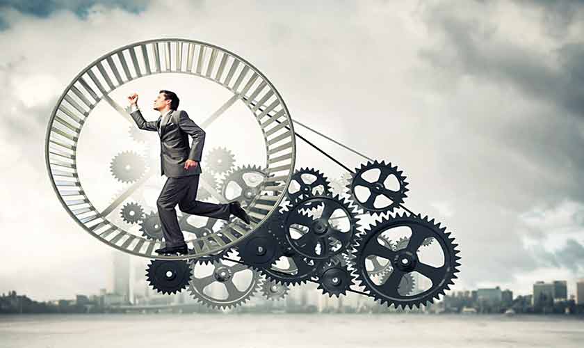 The rut of daily grind