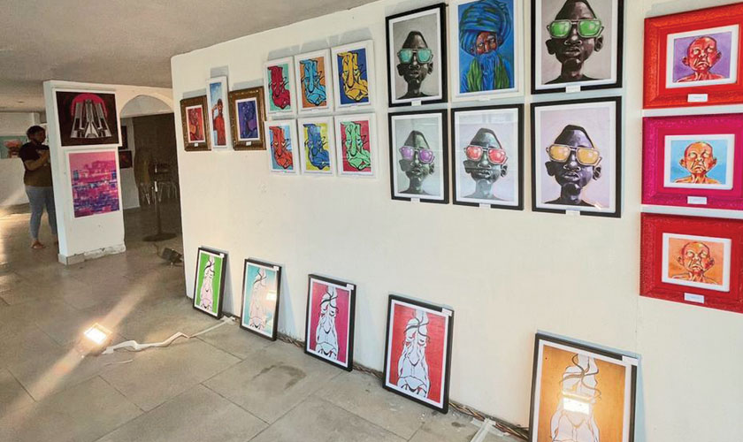 The pop-up art scene