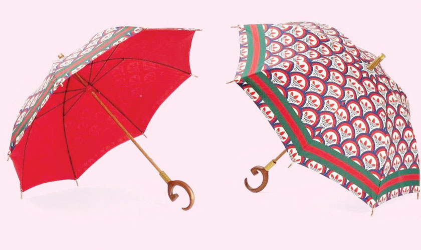 Adidas and Gucci are selling an umbrella that is not waterproof