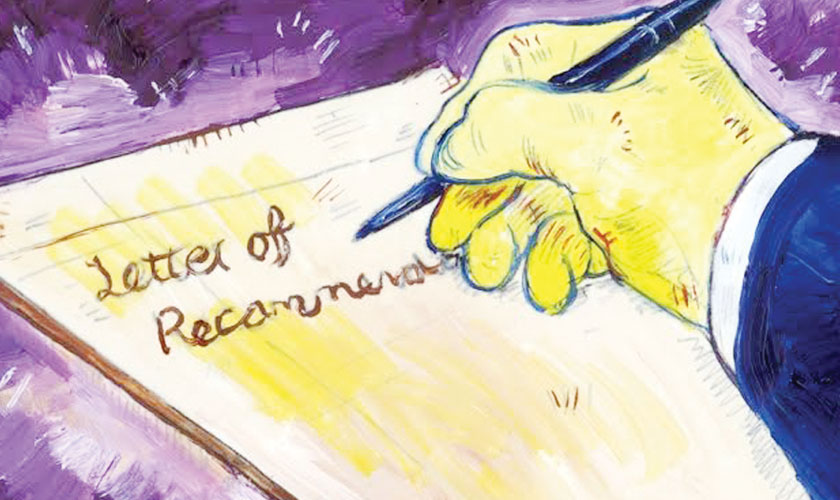 Writing a recommendation letter