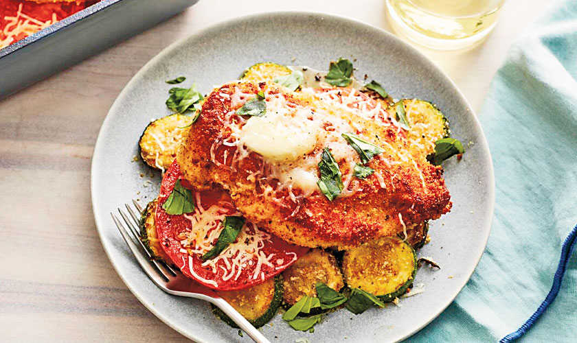 BAKED CHICKEN AND ZUCCHINI