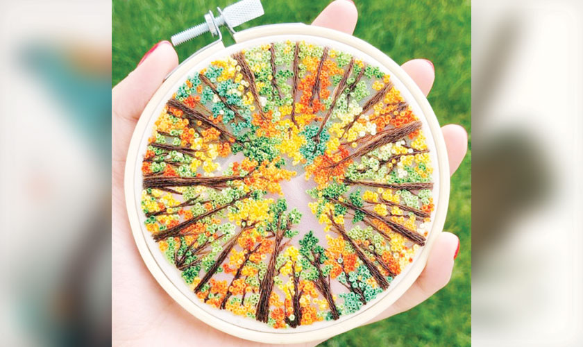 Dried and pressed flowers are molded into delicate sculptural vessels