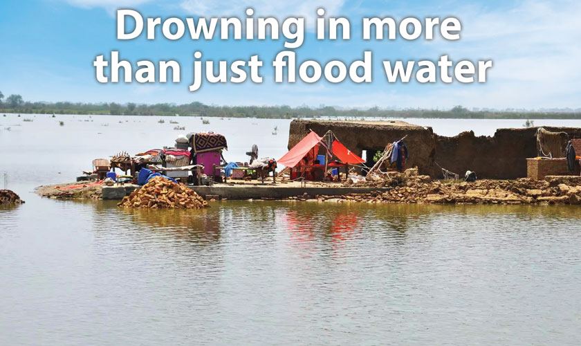 Drowning in more than just flood water