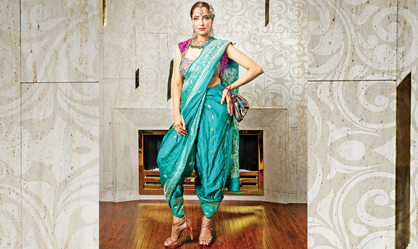 WHEN IN DOUBT, DRAPE A SAARI