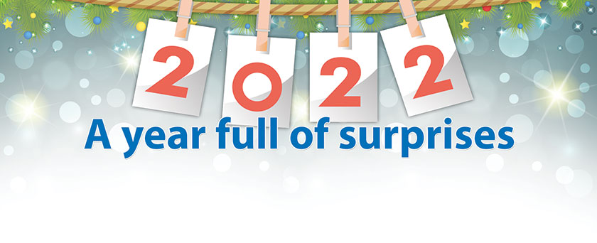 2022 A year full of surprises