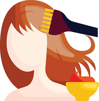 The downside of dyeing hair