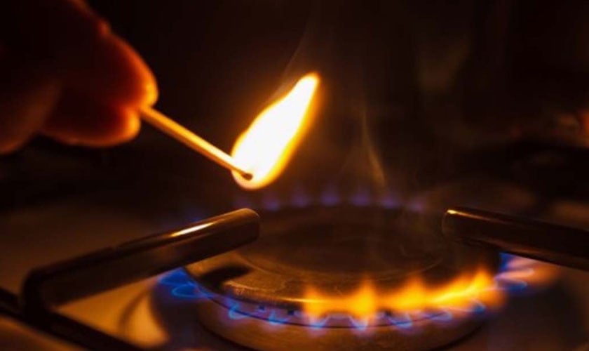 NO GAS IN THE KITCHEN...