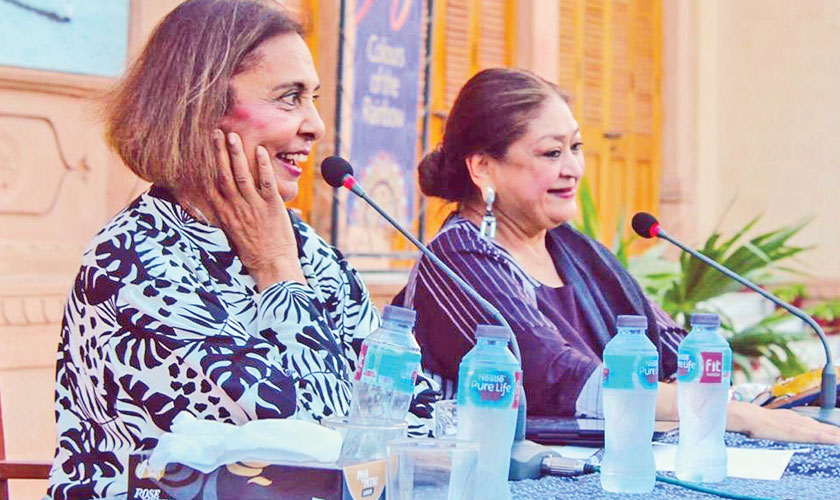 With Chairperson ISL Saatchi and Saatchi, Ruby Haider at the Mohatta Palace in Karachi
