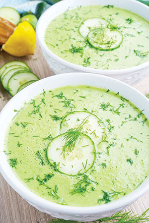 Beat the heat with cold soups!