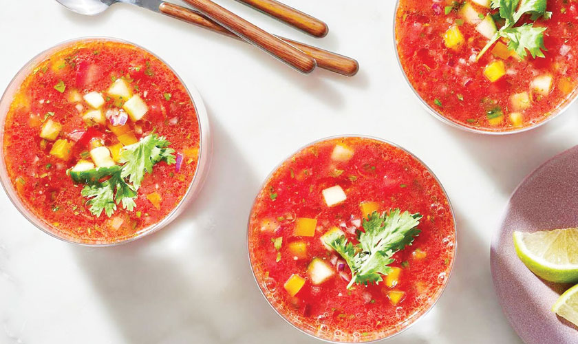 Beat the heat with cold soups!