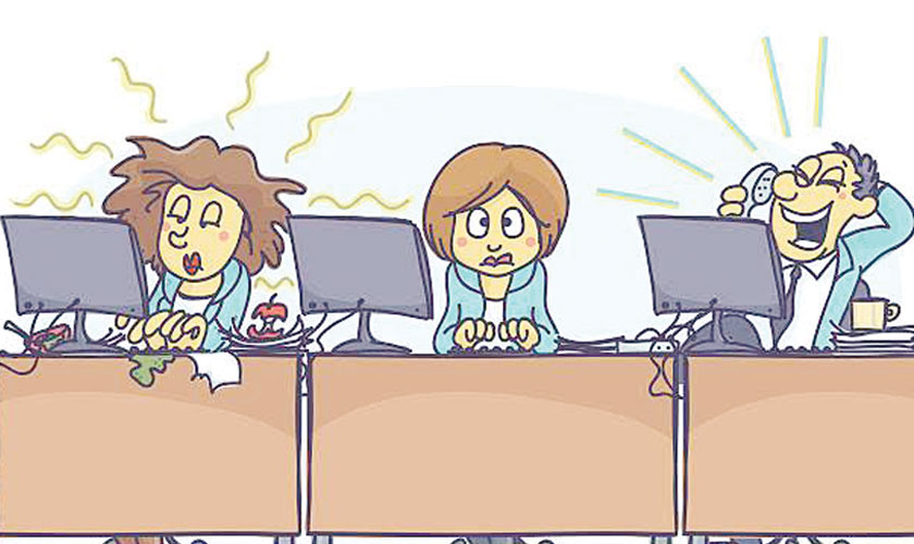 All in a day’s work