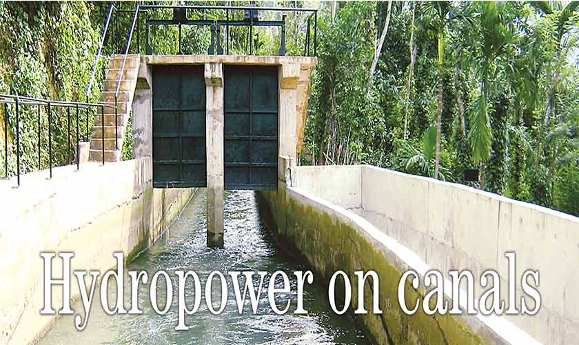 Hydropower on canals