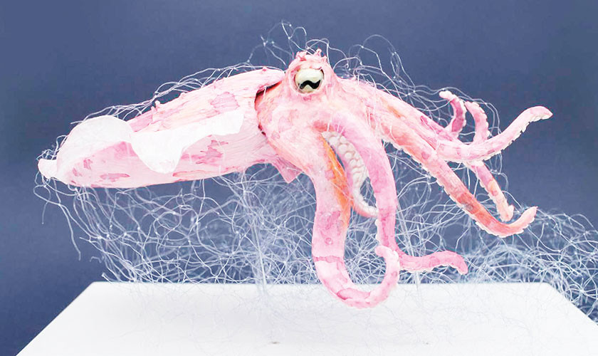 Paper artistry: revealing the beauty and plight of ocean life - Vimarsana News