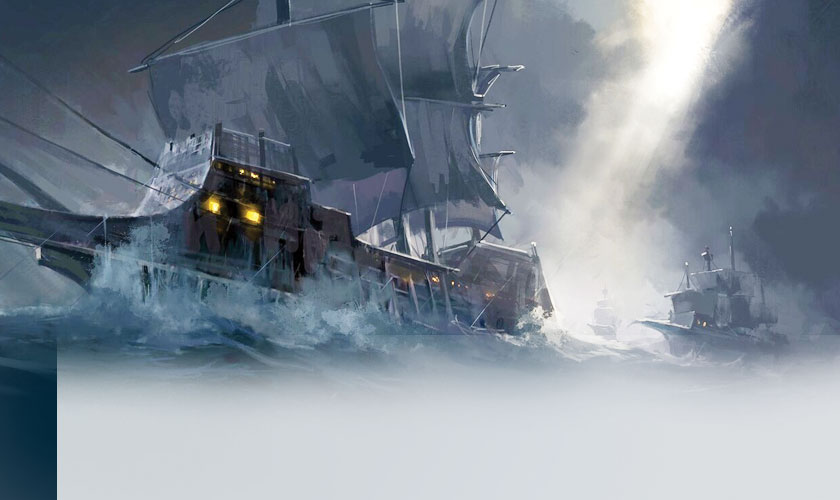 Ships, seas and legends