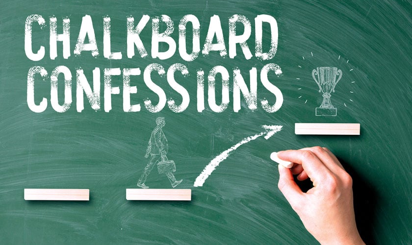 Chalkboard confessions