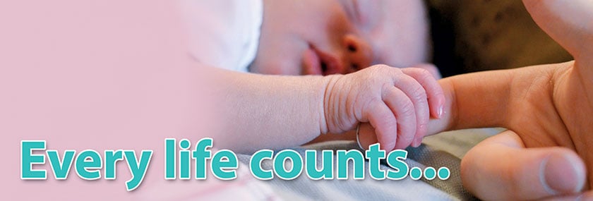 Every life counts ...