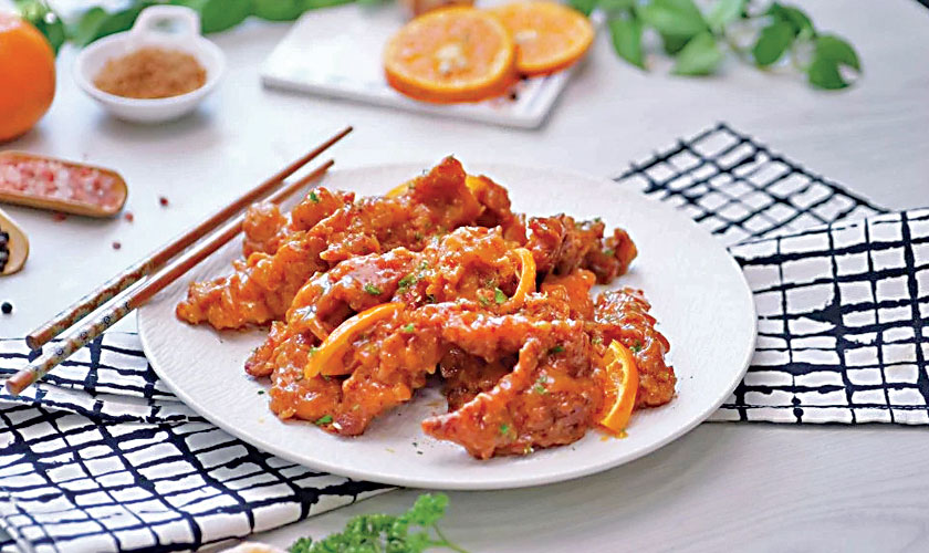 ORANGE PEPPER FRIED CHICKEN