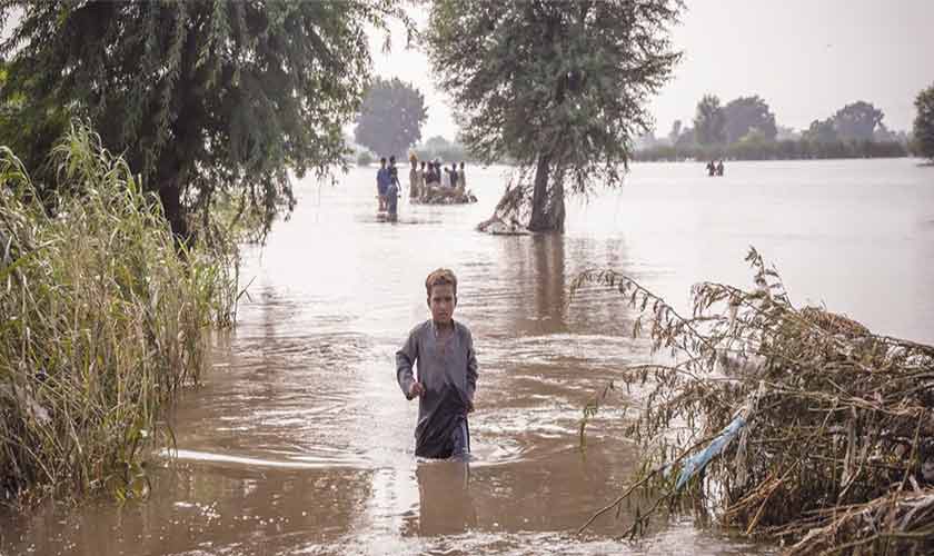 How do floods restrict our  economic momentum?