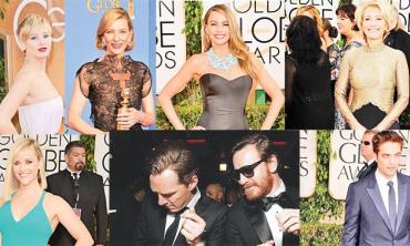 Golden Globes 2014 red carpet: Fashion lightens up as stars light up