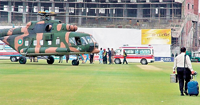 Teams cannot risk tours to Pakistan