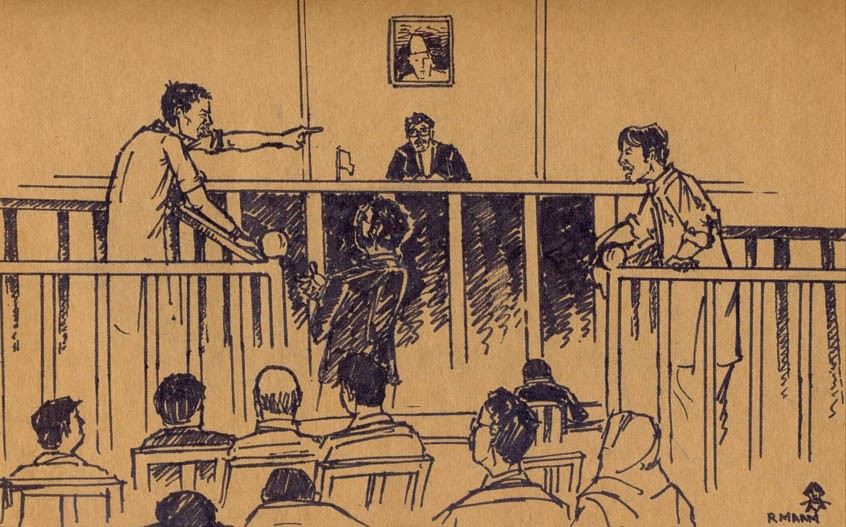 Inside the courtrooms
