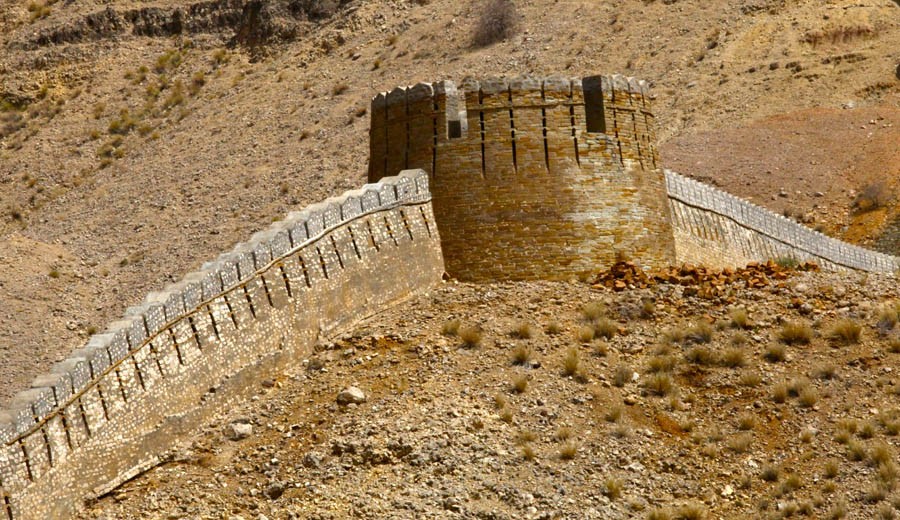 Along the Great Wall of Sindh 