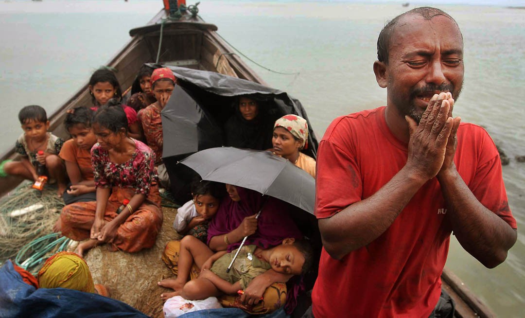 The genocide of Rohingya Muslims 