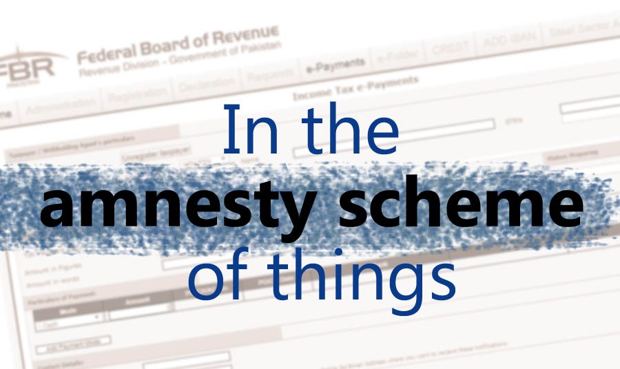 In the amnesty scheme of things