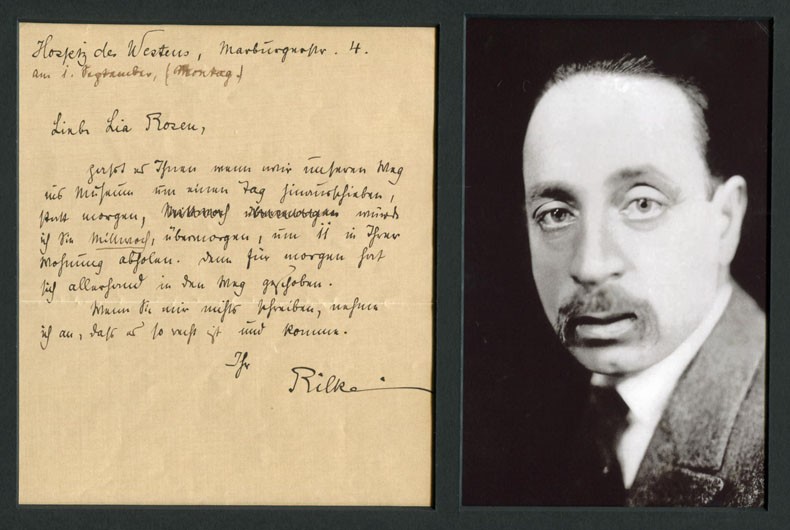How to not write a letter like Rilke 